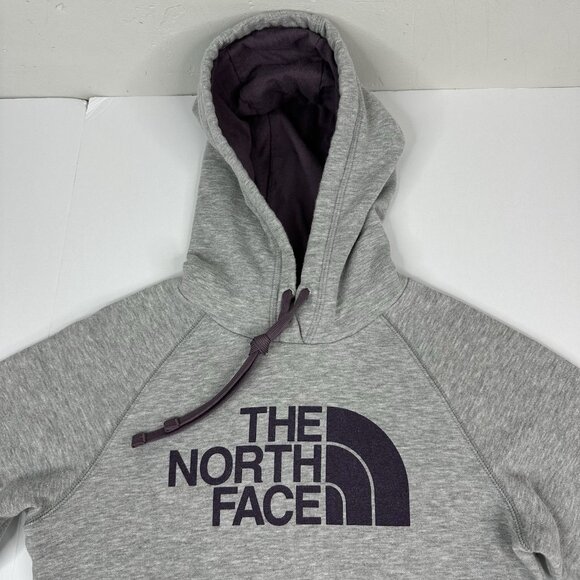 The North Face Women’s Gray Purple Hooded Long Sleeve Sweatshirt XS/C33 - Picture 3 of 15